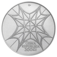 Stříbrná mince 200 Kč Vysvěcení kaple sv. Václava v katedrále sv. Víta 650. výročí 2017 standard