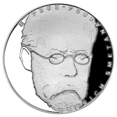 200 Kč Bedřich Smetana 200. výročí narození, rub - proof, 2024