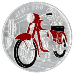 Stříbrná mince 500 Kč Motocykl Jawa 250 2022 standard