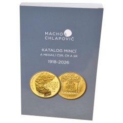 Katalog mincí a medailí ČSR, ČR a SR 1918-2026, vydavatel Macho & Chlapovič Katalog mincí a medailí ČSR, ČR a SR 1918-2026, vydavatel Macho & Chlapovič