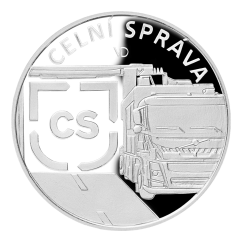 100 Kč, Celní správa České republiky, rubová strana mince, ČNB 2025