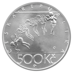 Stříbrná mince 500 Kč Narození Jiřího Trnky 100. výročí 2012 standard