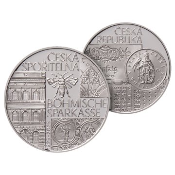 200 Kč Založení české spořitelny Böhmische Sparkasse 200. výročí. Edice ČNB 2025.