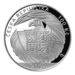 100 Kč Bezpečnostní informační služba BIS, líc, proof, emise ČNB 2024
