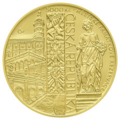 5000 Kč zlatá mince MPR Mikulov, líc - standard, 2022