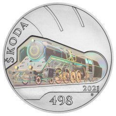 500 Kč Lokomotiva Škoda 498 Albatros, rub - standard, 2021