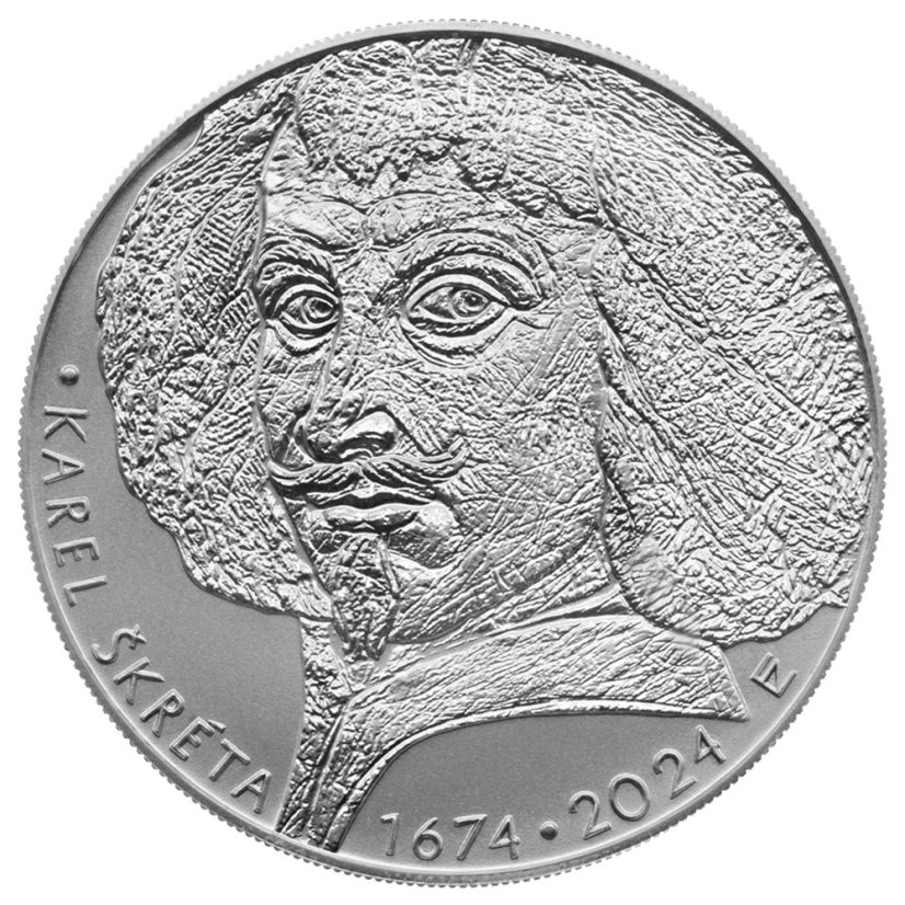 Karel Škréta - 350 výročí úmrtí, standard - rub - emise ČNB 2024