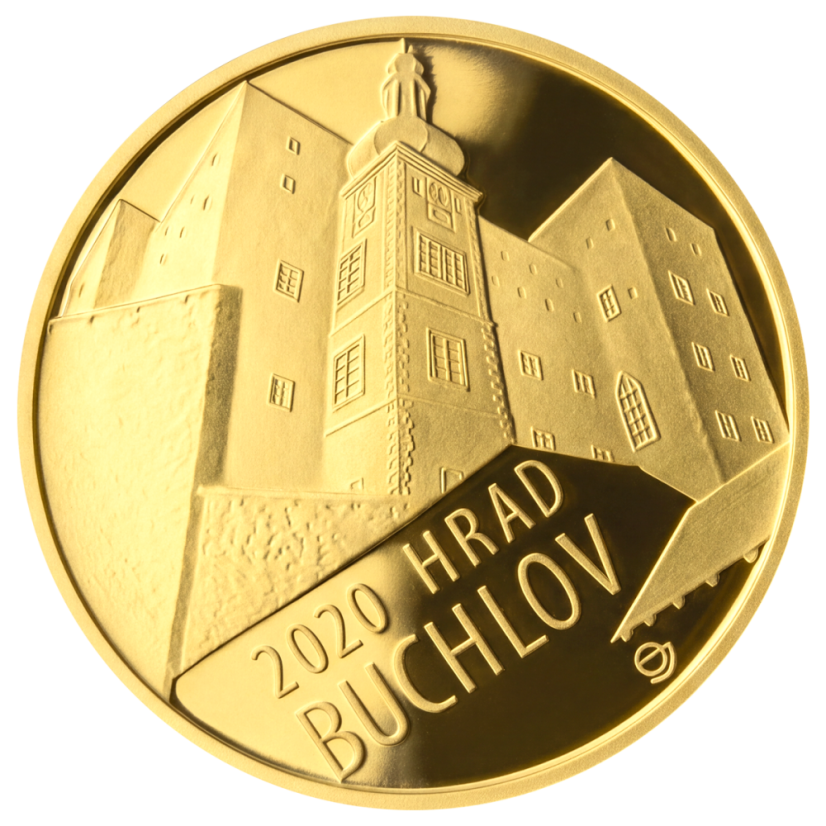 5000 Kč zlatá mince Hrad Buchlov proof rub, 2020