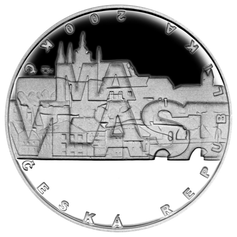 200 Kč Bedřich Smetana 200. výročí narození, líc - proof, 2024