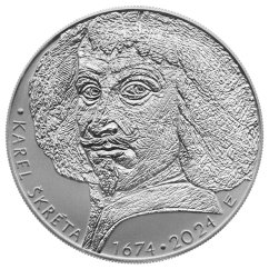 Karel Škréta - 350 výročí úmrtí, standard - rub - emise ČNB 2024