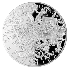 Stříbrná mince 500 Kč Bitva u Zborova 100. výročí 2017 proof