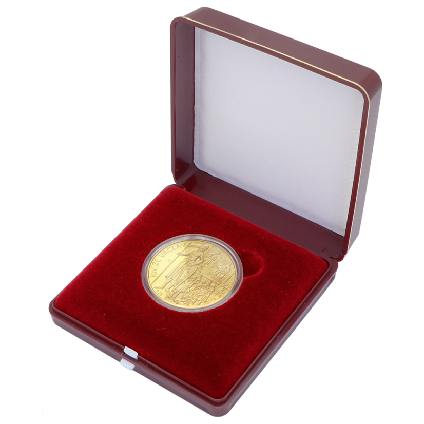 Mimořádná zlatá mince 10000 Kč Začátek vlády knížete Václava, standard v etuji, ČNB 2025