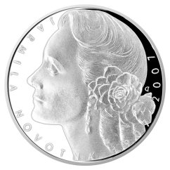 Jarmila Novotná, 100. výročí narození, proof - rub - emise ČNB 2007