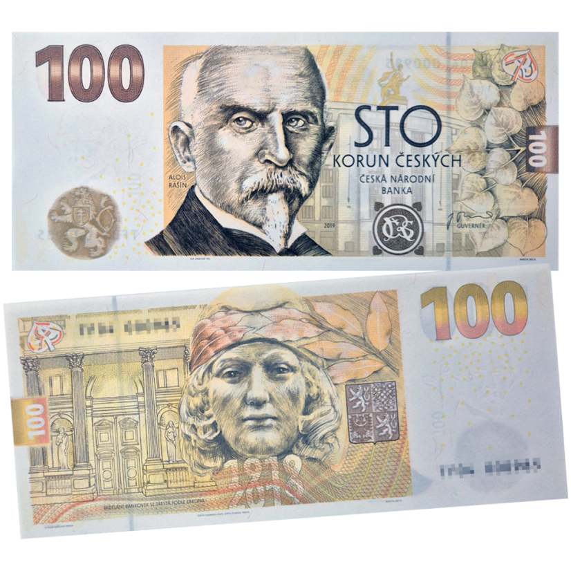 Pamětní bankovka 100 Kč 2019 Budování československé měny I - Alois Rašín