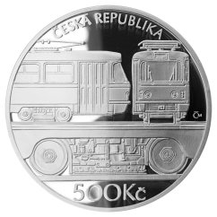500 Kč Tramvaj ČKD Tatra T3, líc - proof, 2024 500 Kč Tramvaj ČKD Tatra T3, líc - proof, 2024