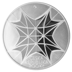 Stříbrná mince 200 Kč Vysvěcení kaple sv. Václava v katedrále sv. Víta 650. výročí 2017 proof
