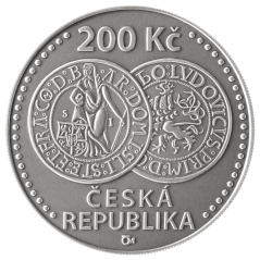 Stříbrná mince 200 Kč Zahájení ražby jáchymovských tolarů 500. výročí 2020 standard