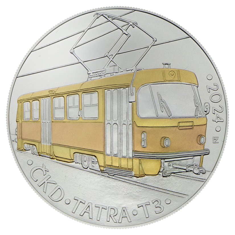 500 Kč Tramvaj ČKD Tatra T3, rub - standard, 2024