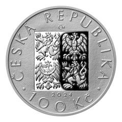 100 Kč Nejvyšší státní zastupitelství  NSZ, líc, proof, emise ČNB 2024