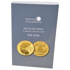 Katalog mincí a medailí ČSR, ČR a SR 1918-2026, vydavatel Macho & Chlapovič
