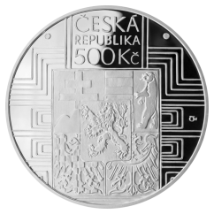 Stříbrná mince 500 Kč Schválení československé ústavy a vzniku Ústavního soudu Československé republiky 100. výročí 2020 proof