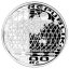 První ulělé družice země (Sputnik), 50. výročí vypuštění, proof - líc - emise ČNB 2007