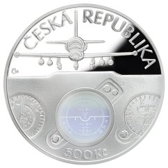 500 Kč Aero L-39 Albatros, líc - proof, 2025 500 Kč Aero L-39 Albatros, líc - proof, 2025
