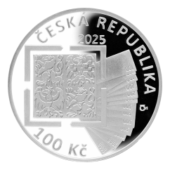 100 Kč, Celní správa České republiky, lícní strana mince, ČNB 2025