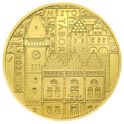 5000 Kč zlatá mince MPR Tábor, standard, 2025