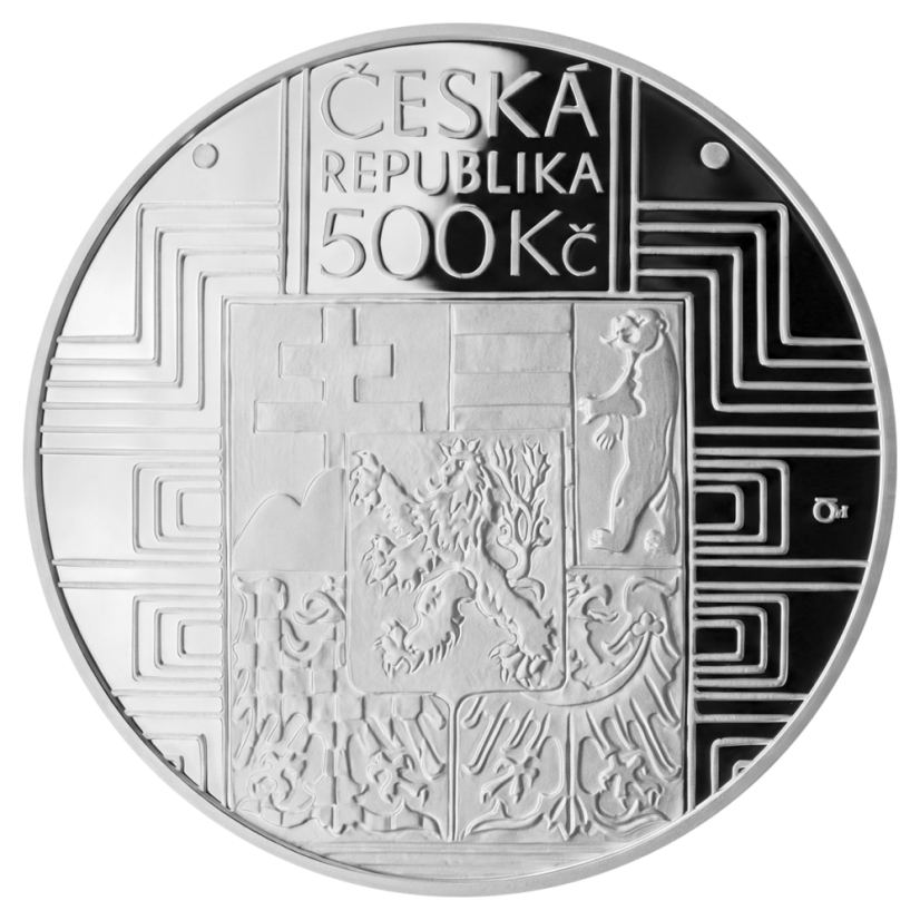 500 Kč Schválení československé ústavy a vzniku Ústavního soudu Československé republiky 100. výročí, líc - proof, 2020