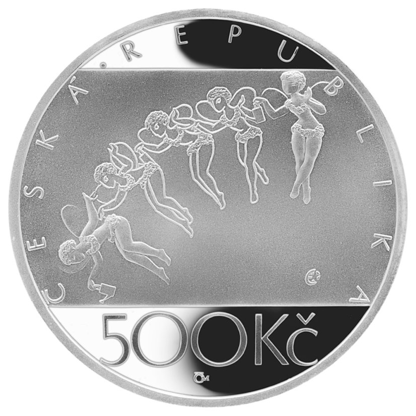 Narození Jiřího Trnky 100. výročí, 500 Kč, emise ČNB 2012, lícní strana