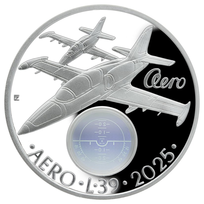 500 Kč Aero L-39 Albatros, rub - proof, 2025