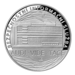 100 Kč Bezpečnostní informační služba BIS, rub, proof, emise ČNB 2024