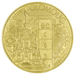 5000 Kč zlatá mince MPR Olomouc, rub - standard, 2024