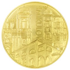 5000 Kč zlatá mince MPR Mikulov, rub - standard, 2022