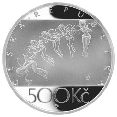 Narození Jiřího Trnky 100. výročí, 500 Kč, emise ČNB 2012, lícní strana Narození Jiřího Trnky 100. výročí, 500 Kč, emise ČNB 2012, lícní strana