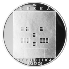 Stříbrná mince 200 Kč Adolf Loos 150. výročí narození 2020 proof