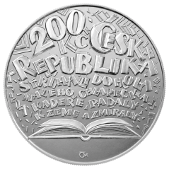 Stříbrná mince 200 Kč Josef Kainar 100. výročí narození 2017 standard
