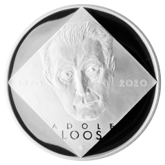 Stříbrná mince 200 Kč Adolf Loos 150. výročí narození 2020 proof