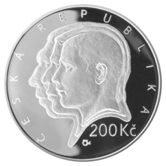 Stříbrná mince 200 Kč Aleš Hrdlička 150. výročí narození 2019 proof