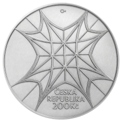 Stříbrná mince 200 Kč Vysvěcení kaple sv. Václava v katedrále sv. Víta 650. výročí 2017 standard