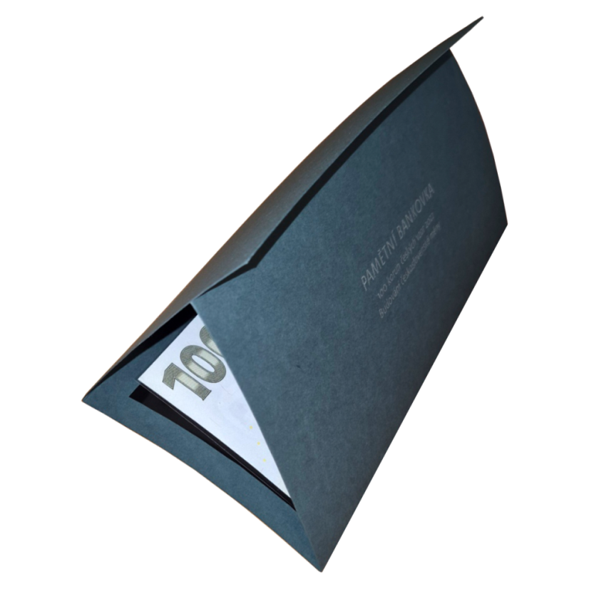 Pamětní bankovka 100 Kč 2022 Budování československé měny II - Kerel Engliš - obálka