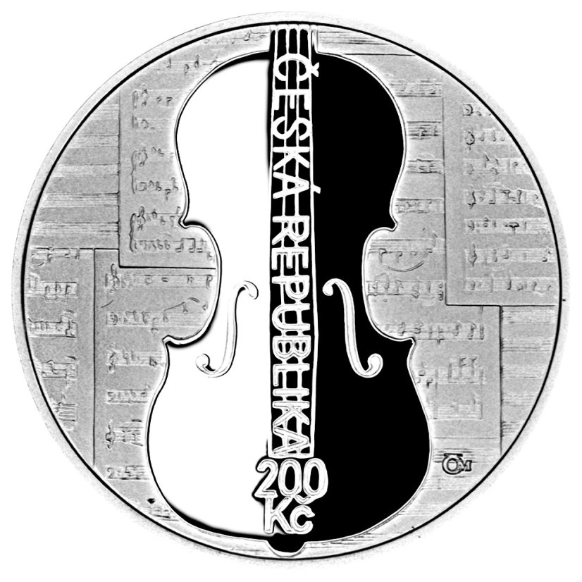 200 Kč Josef Suk 150. výročí narození, líc - proof, 2024