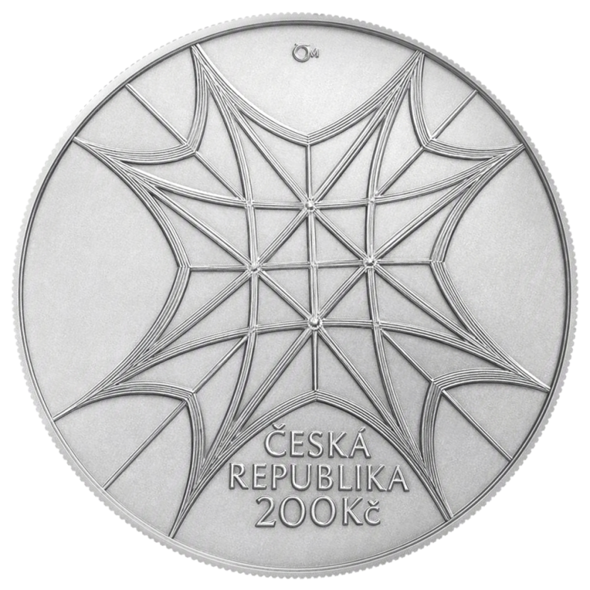 Vysvěcení kaple sv. Václava v katedrále sv. Víta, 650. výročí, 200 Kč, lícní strana, ČNB 2017, standard