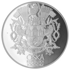 10000 Kč Založení velké Prahy 1 kg, líc - leštená, 2021