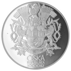 10000 Kč Založení velké Prahy 1 kg, líc - leštená, 2021