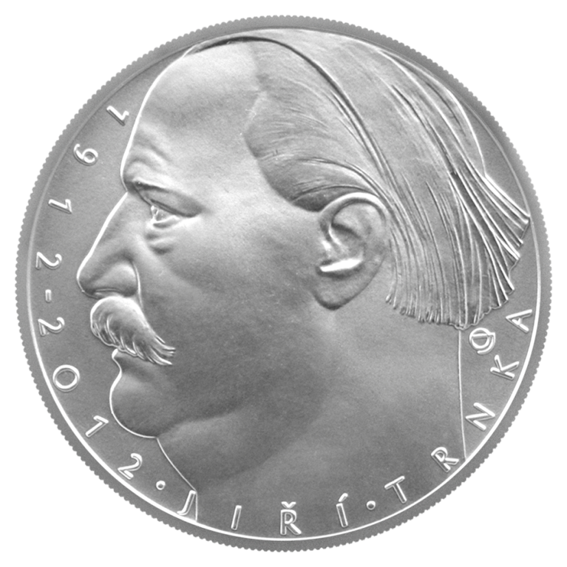 Narození Jiřího Trnky 100. výročí, 500 Kč, emise ČNB 2012, rubová strana, standard