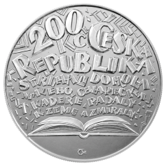 Stříbrná mince 200 Kč Josef Kainar 100. výročí narození 2017 standard