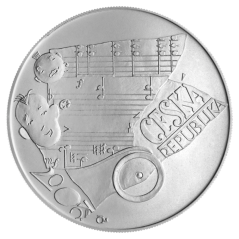 Stříbrná mince 200 Kč Jaroslav Ježek 100. výročí narození 2006 standard