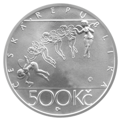 Stříbrná mince 500 Kč Narození Jiřího Trnky 100. výročí 2012 standard